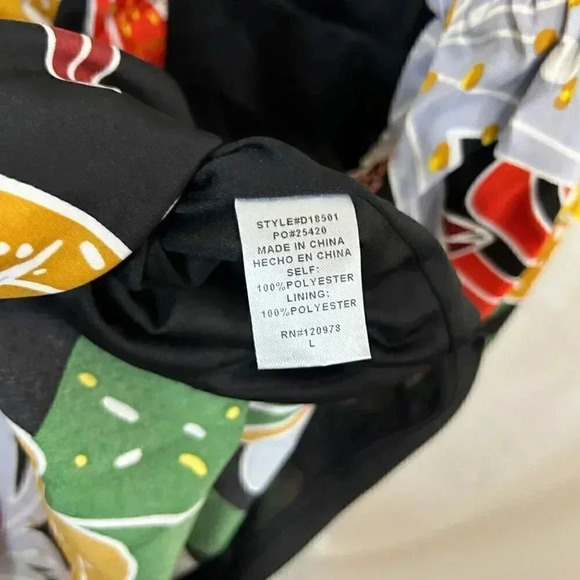 2/$30 Entro Midi Size Large Tropical Print Floral Maxi Dress Strappy Party - Picture 14 of 15